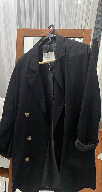Diğer Uzun blazer ceket