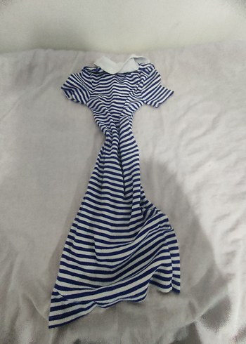 Zebra Desenli Uzun Kollu Kadın Elbise - Görsel 2