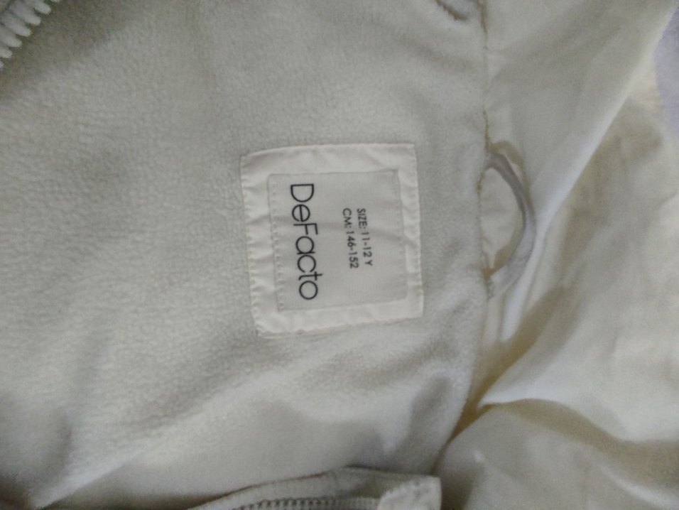 Kadın Beyaz Midi Kışlık Mont - Görsel 4