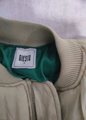 Gri Fermuarlı Kadın Midi Ceket - Görsel 2