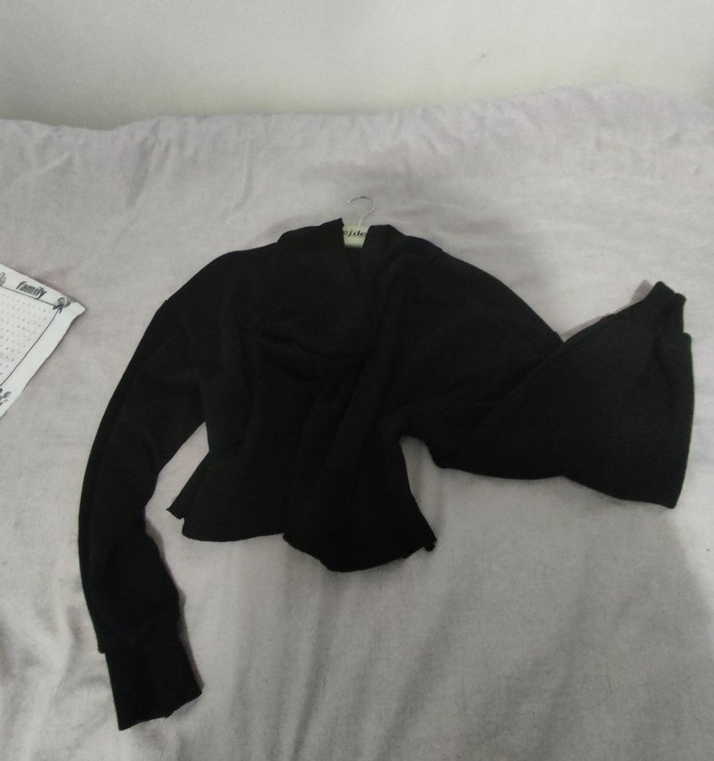 siyah sweatshirt - Görsel 3