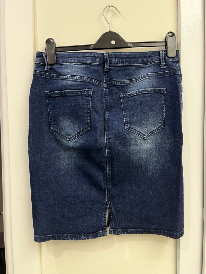 Kadın kot etek - Görsel 3