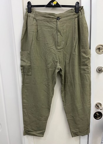 Zara kadın keten pantolon - Görsel 2