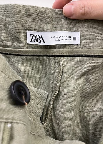Zara kadın keten pantolon - Görsel 7