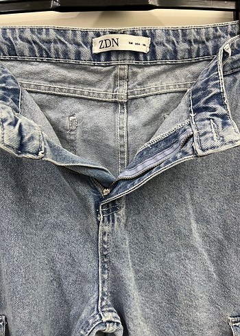 Kadın kargo  kot pantolon - Görsel 6