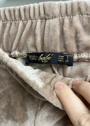 Kadın kadife eşofman altı - Görsel 4