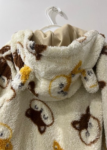 Bebek polar hırka mont - Görsel 5