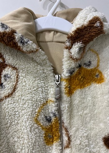 Bebek polar hırka mont - Görsel 2