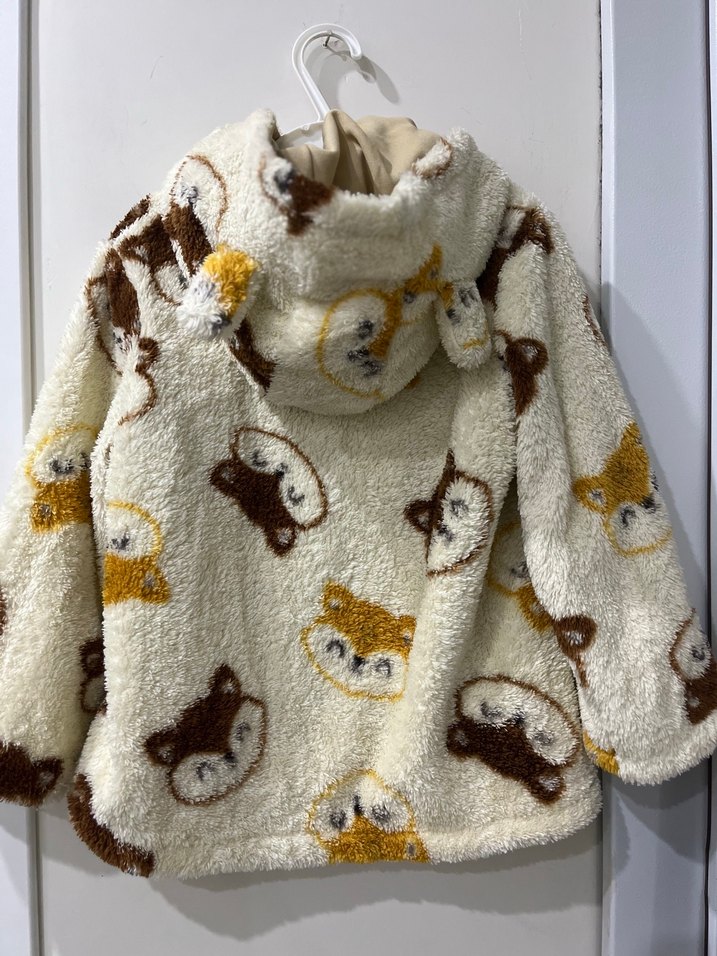 Bebek polar hırka mont - Görsel 3