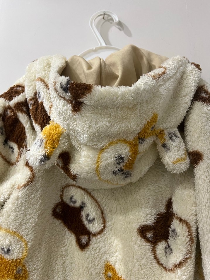 Bebek polar hırka mont - Görsel 5