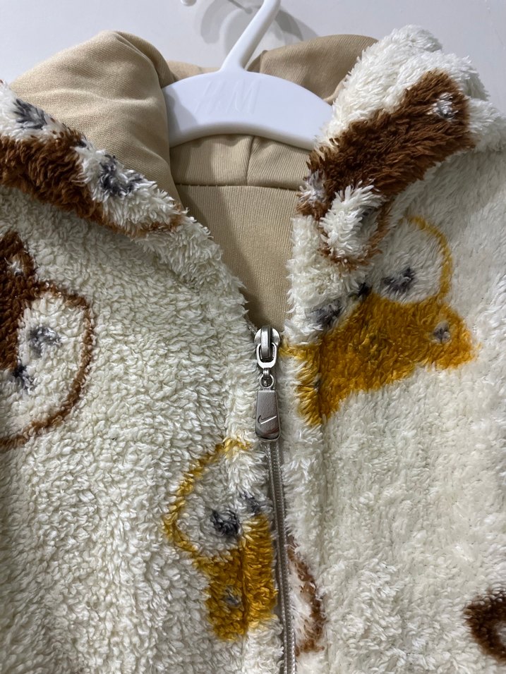 Bebek polar hırka mont - Görsel 2