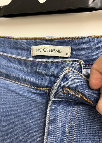 Kadın kot pantolon NOCTURNE - Görsel 3