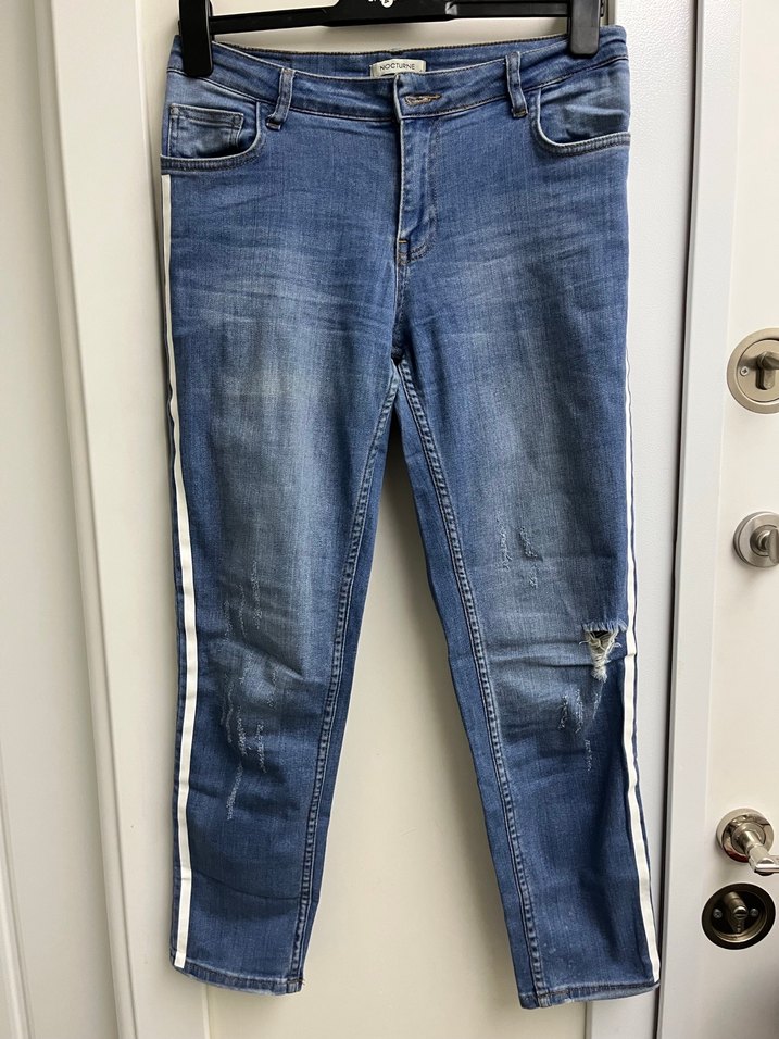 Kadın kot pantolon NOCTURNE - Görsel 2