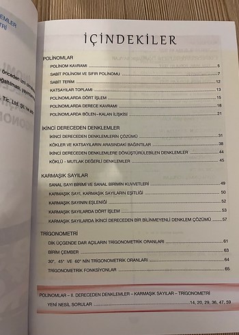 Beden AYT ve TYT Matematik polinom Soru Bankaları