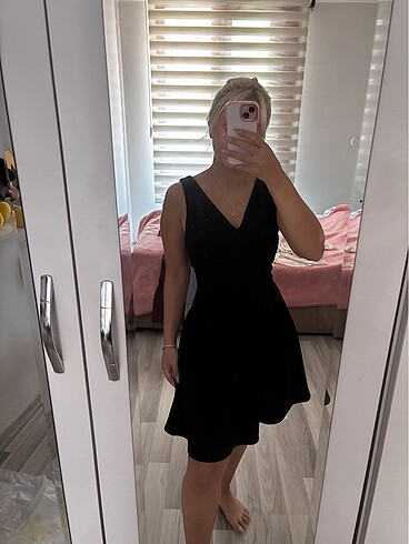 Zara Siyah elbise