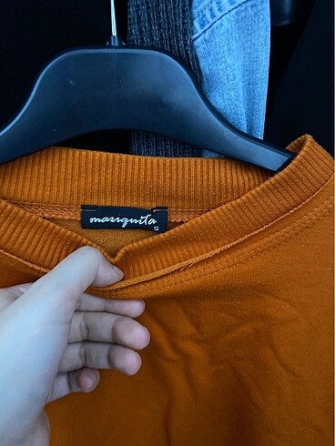 s Beden turuncu Renk sweatshirt