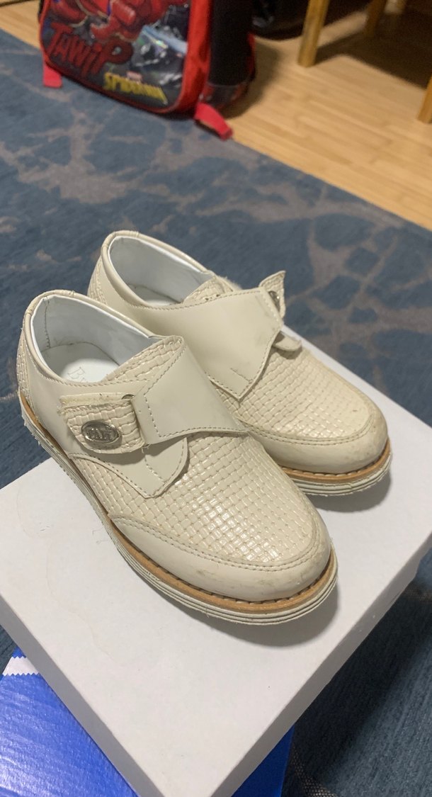 Beyaz Kemerli Erkek Özel Gün Ayakkabısı - Görsel 2