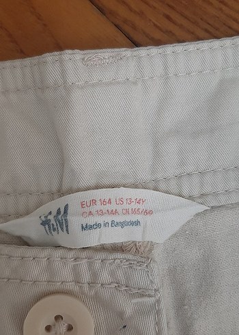 13-14 Yaş Beden h&m şort