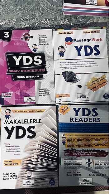 YDS- YÖKDİL hazırlık seti 10 kitap