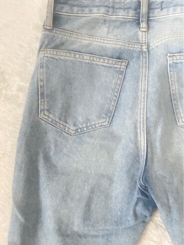 27 Beden Mavi mom jean