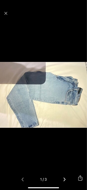 Buz mavisi mom jean