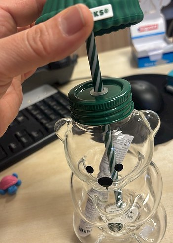 starbucks ayıcık bardak - Görsel 3