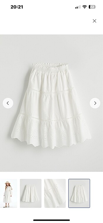 beyaz etek - Görsel 2