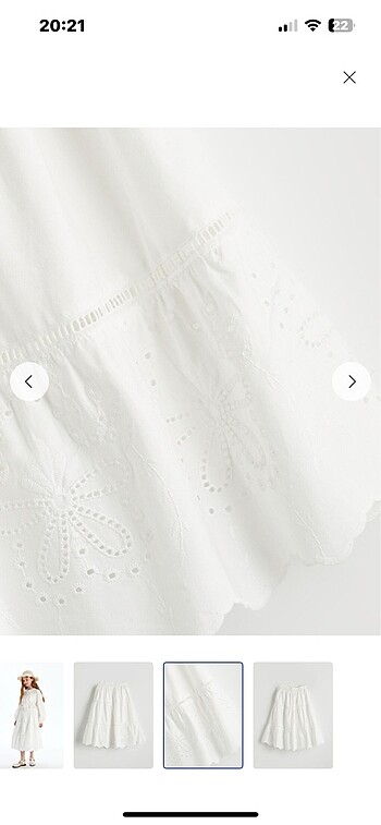 beyaz etek - Görsel 3