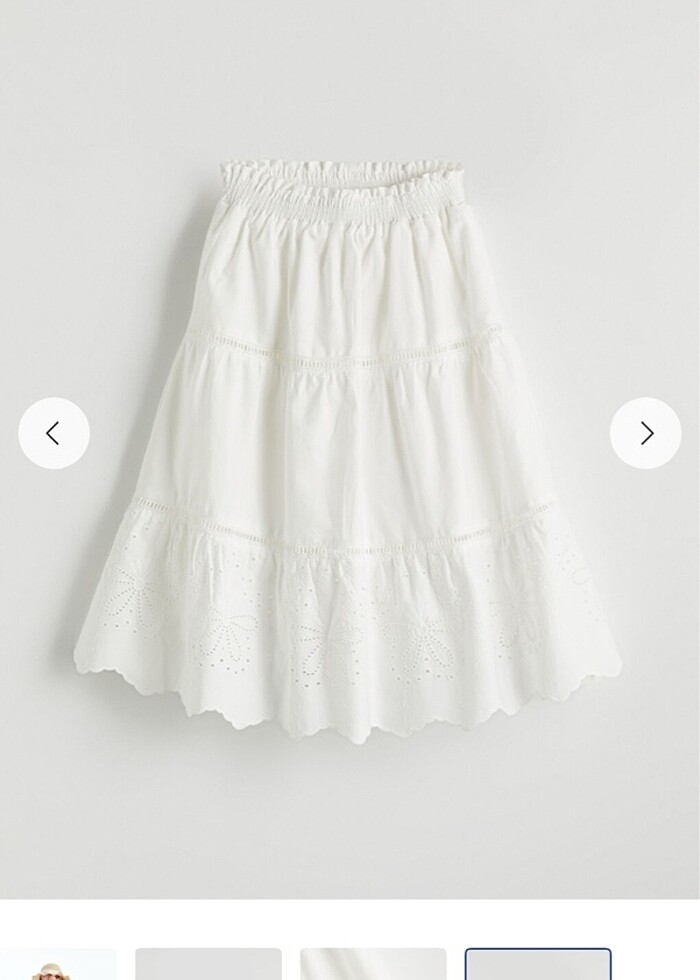 beyaz etek - Görsel 2