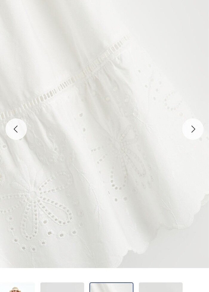 beyaz etek - Görsel 3