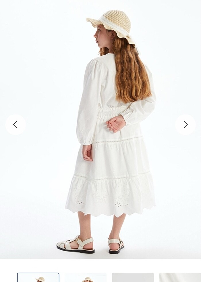 beyaz etek - Görsel 4