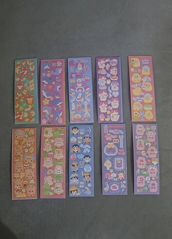 Beden Hologramli Harfli Alfabe Deco Sticker