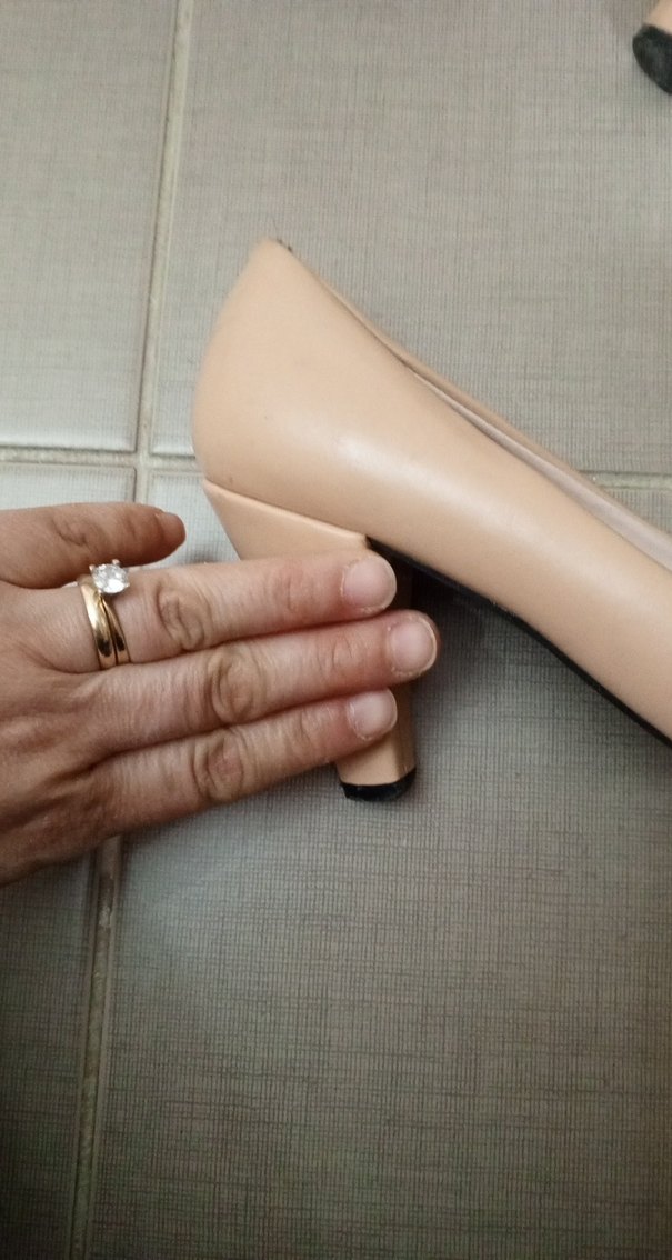 Bej Stiletto Topuklu Kadın Ayakkabı - Görsel 3