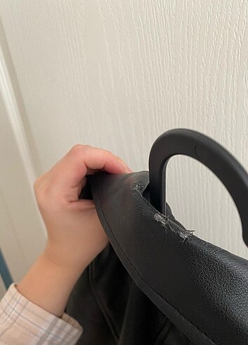 m Beden siyah Renk Pull and bear deri ceket