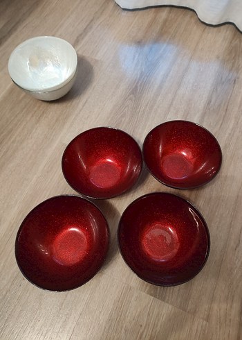 Parlak Kırmızı Çağdaş Tabak - Görsel 3