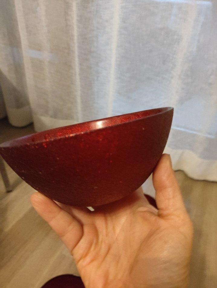 Parlak Kırmızı Çağdaş Tabak - Görsel 2