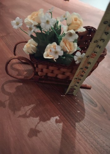 Sarı Sepetli Hasır Bebek Sepeti - Görsel 4