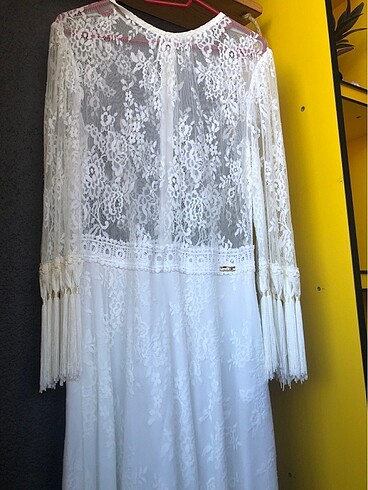 38 Beden beyaz Renk Nikah-mevlit elbisesi