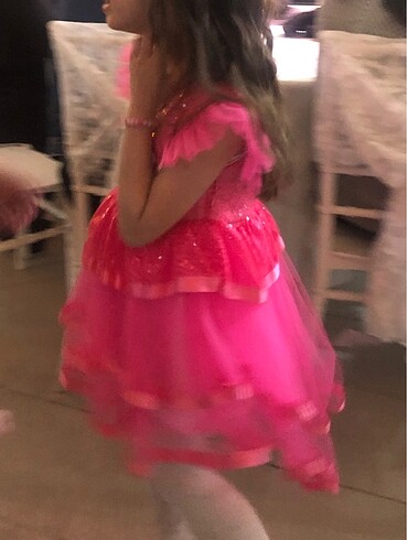 4 Yaş Beden Barbie elbisesi