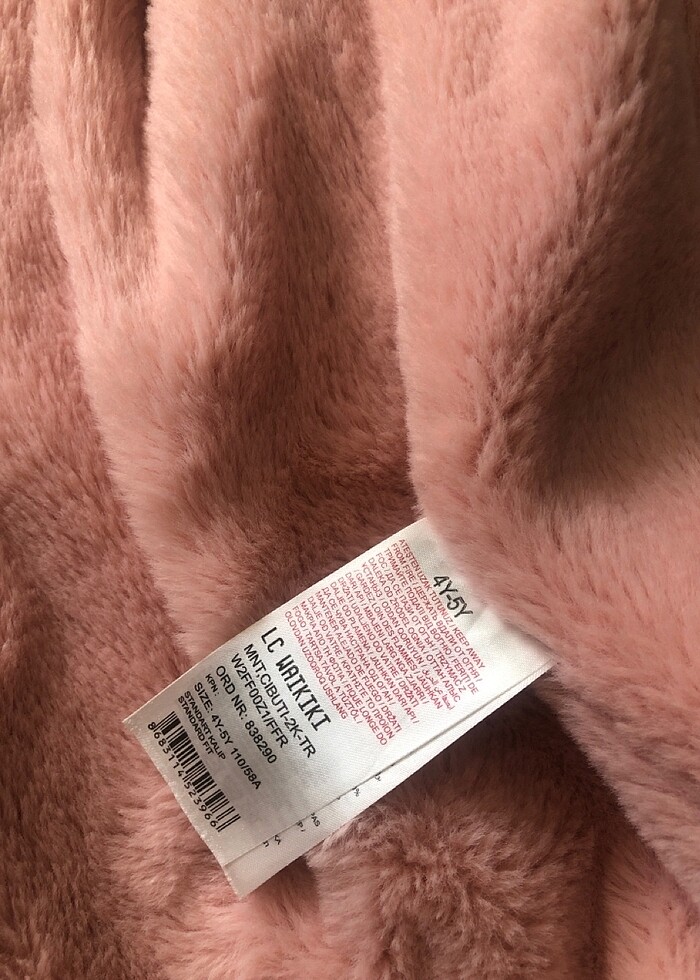 3-4 yaş Kız çocuğu mont - Görsel 5