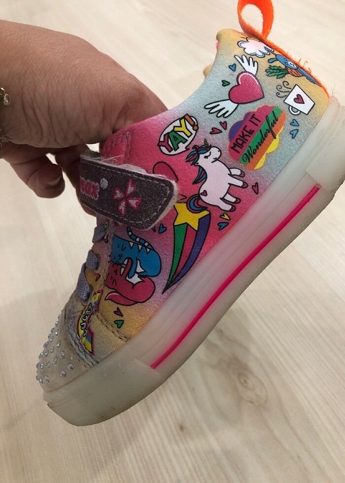 Işıklı spor ayakkabı - Görsel 5