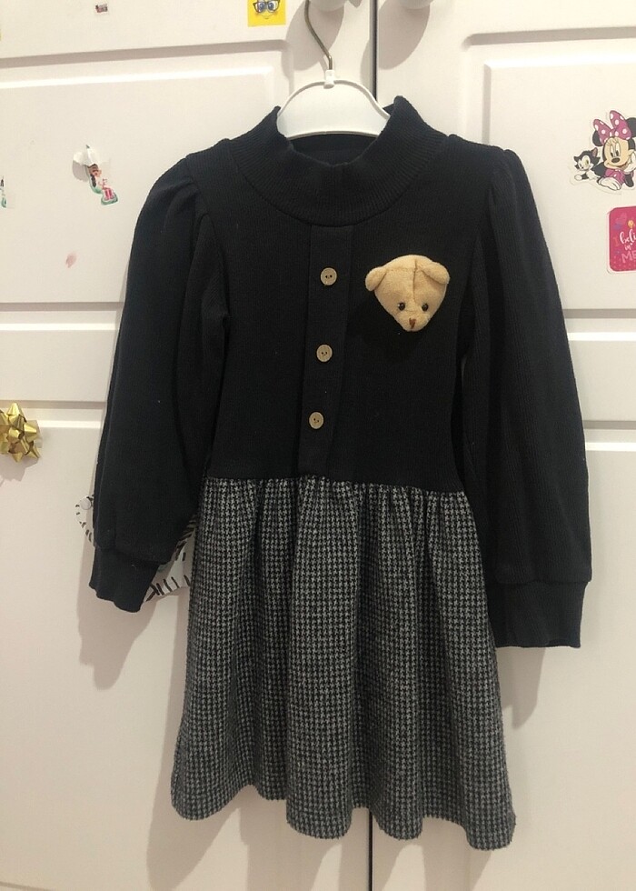 4-5 yaş Kışlık elbise - Görsel 2