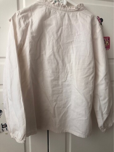 Krem rengi gömlek - Görsel 3
