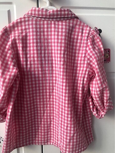 Kolları ayarlanabilir kareli gömlek - Görsel 5