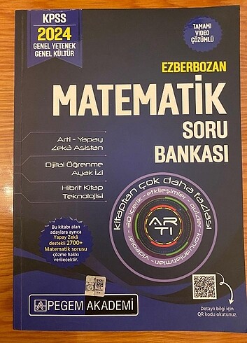 KPSS PEGEM EZBERBOZAN MATEMATİK 