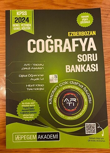 KPSS PEGEM EZBERBOZAN COĞRAFYA 