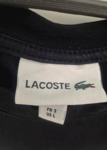 l Beden Lacoste lacivert baskılı erkek tişört