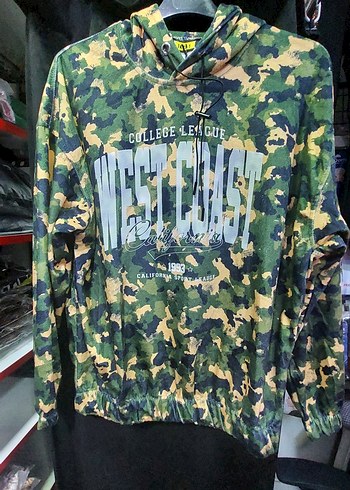 Kamuflaj Desenli Sweatshirt