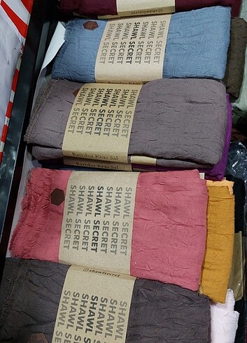Shawl Secret Bambu Kraş Şal