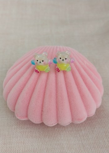 Ayıcık Figürlü Küpeler - Görsel 3